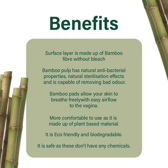 Bamboo Pads – Soft, Rash-Free Sanitary Napkins (XXXL) Walking Style