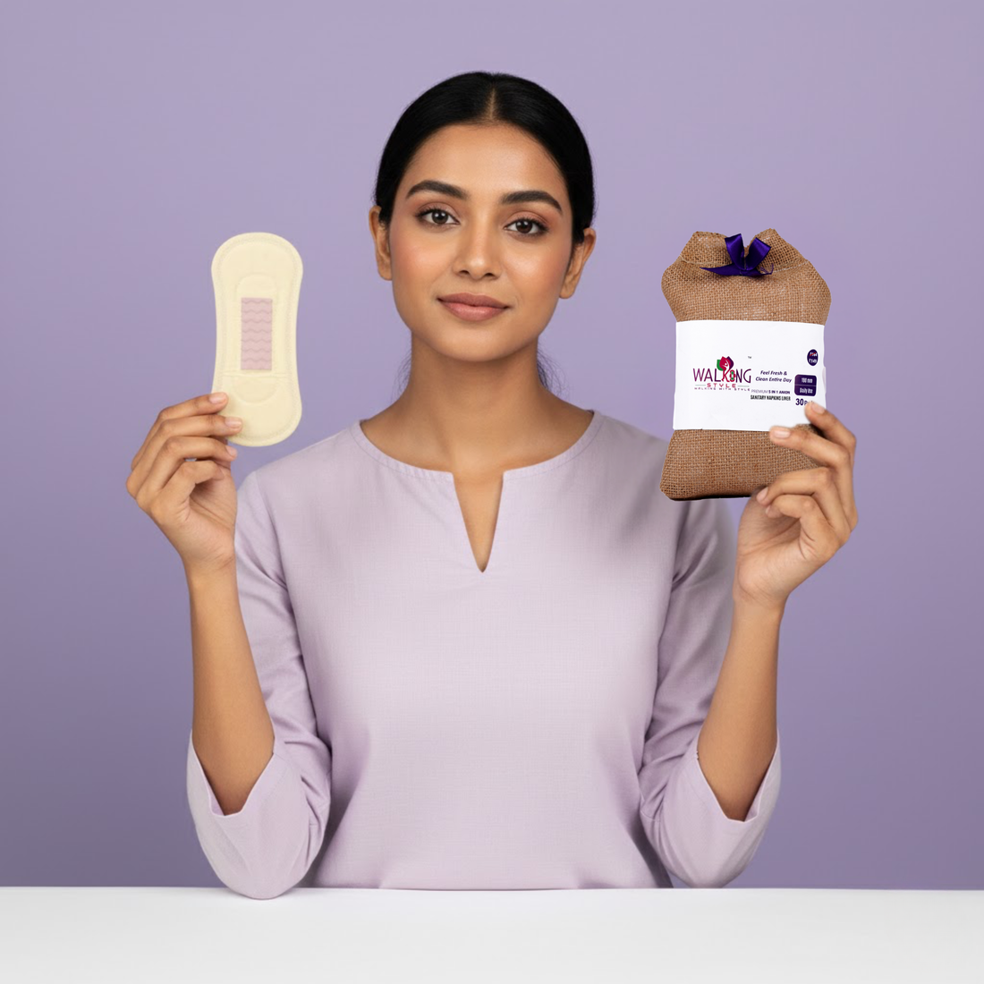 BAMBOO PANTY LINER Walking Style